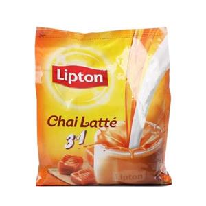 بسته ساشه چای لاته لیپتون مدل Chocolate 3 in 1 Lipton Chocolate 3 in1 Latte Sachets Tea