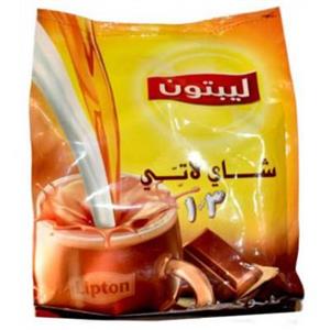 بسته ساشه چای لاته لیپتون مدل Chocolate 3 in 1 Lipton Chocolate 3 in1 Latte Sachets Tea