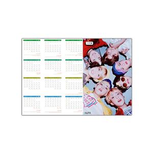 تقویم دیواری سال 1401 طرح بی تی اس کد B17