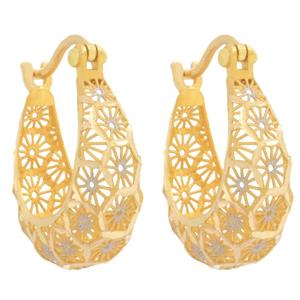 گوشواره طلا 18 عیار زنانه طلای مستجابی مدل فیوژن کد 1670905 -