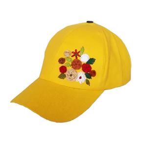 کلاه کپ زنانه مدل گلدوزی شده