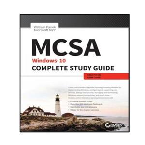 کتاب MCSA. Windows 10 Complete Study Guide.  Exam 70-698 and Exam 70-697 اثر William Panek انتشارات نبض دانش