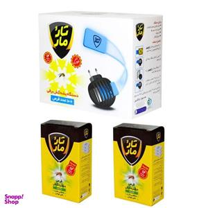 حشره کش برقی و قرص حشره کش تار و مار مدل S-Abi-003 مجموعه 3 عددی