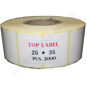 لیبل (برچسب) کاغذی تک ردیفه Paper Label 25×35 