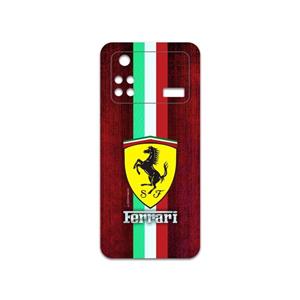 برچسب پوششی ماهوت مدل Ferrari مناسب برای گوشی موبایل شیائومی Poco M4 Pro 4G MAHOOT Cover Sticker for Xiaomi 