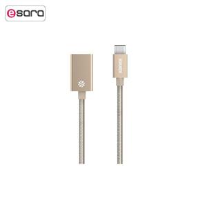 مبدل USB-C به USB 3.0 کانکس مدل KU3CAPV1-GD Kanex KU3CAPV1-GD USB-C To USB 3.0 Adapter