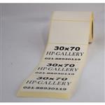 Pvc Label 30x70