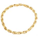 دستبند طلا 18 عیار زنانه طلای مستجابی مدل گلستانه کد 6760