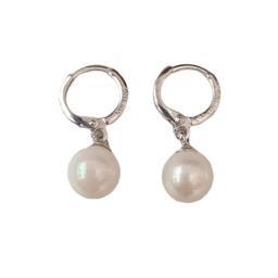 گوشواره زنانه ژوپینگ مدل مرواریدی حلقه ای