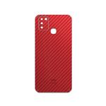 MAHOOT Red-Fiber Cover Sticker for Infinix Smart 6 X657B