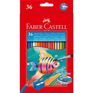 مداد آبرنگی 36 رنگ فابر کاستل مدل Aquarell