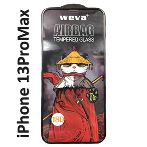 محافظ صفحه نمایش Weva 18D Airbag Tempered Glass Screen Protector Apple iPhone 13 Pro Max