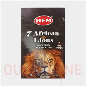 عود خوشبو کننده آبشاری هم Hem مدل هفت شیر آفریقایی 7 African Lions