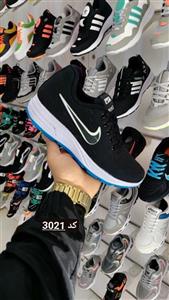 کفش اسپرت مردانه مدل نایک رویه بافت زیره رنگی