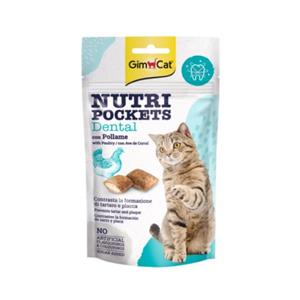 تشویقی دنتال گربه با طعم مرغ جیم کت ۶۰ گرمی GimCat Dental Chicken 