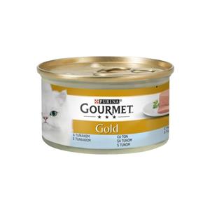 کنسرو گربه گریوی با طعم ماهی تن گورمت گلد ۸۵ گرمی   Gourmet Gold Tuna Gravy