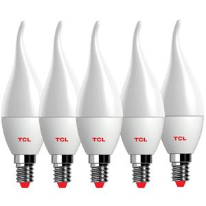 لامپ ال ای دی 5 وات تی سی مدل Long Tail پایه E14 بسته عددی TCL 5W LED Lamp Pack Of 