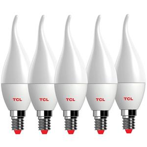 لامپ ال ای دی 5 وات تی سی مدل Long Tail پایه E14 بسته عددی TCL 5W LED Lamp Pack Of 