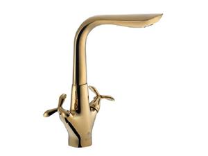 شیرظرفشویی درخشان مدل گلد آنتیک Derakhshan Gold Antique Kitchen Faucets