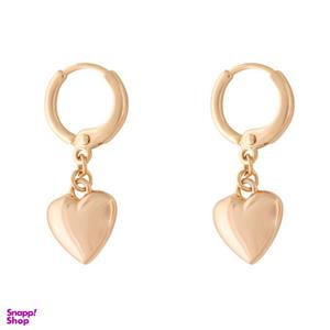 گوشواره زنانه ژوپینگ مدل قلب کد 121210011212
