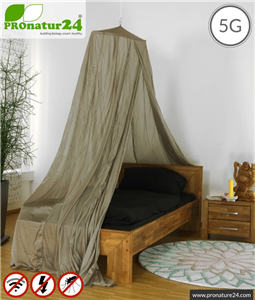 پشه بند ضد امواج الکترومغناطیسی تخت تک نفره پرونیچر المان PROnature Shielding canopy Safecave Budget | SINGLE BED PYRAMID 