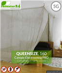 پشه بند ضد امواج الکترومغناطیسی تخت کویین سایز پرونیچر المان PROnature Shielding canopy Electrosmog PRO in a set | QUEEN SIZE BED up to 160cm