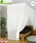 پشه بند ضد امواج تخت تک نفره پرونیچر المان PROnature Shielding canopy Electrosmog WIFI | SINGLE BED