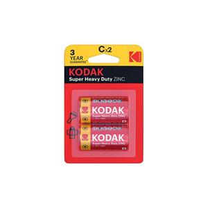 باتری C کداک مدل Super Heavy Duty ZINC بسته دو عددی