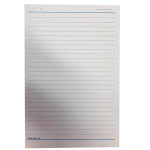 کاغذ A4  شاهکار مدل خط دار  کد CH _50  بسته 50 عددی