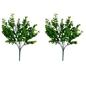 گل مصنوعی مدل شمشاد  120 مجموعه 2 عددی