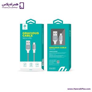 کابل تبدیل USB به لایتنینگ دویا مدل Gracious به طول 1.5 متر Devia Gracious USB to Lightning Cable 1.5m