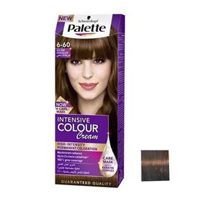 کیت رنگ مو پلت سری Intensive شماره 60-6 حجم 50 میلی لیتر رنگ بلوند تیره شکلاتی 