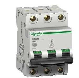 کلید مینیاتوری اشنایدر سه فاز 63 آمپر تیپ C