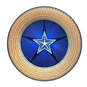 تابلو میخ و نخ مدل ماندالا طرح چشم معنوی کد SAM-0010