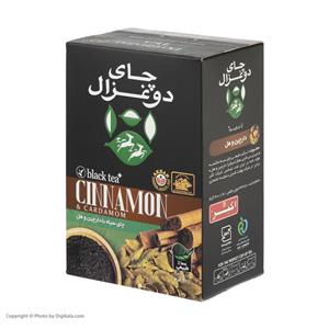 چای سیاه با دارچین و هل دو غزال - 400 گرم