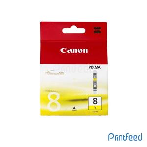 کارتریج زرد کانن مدل سی ال آی 8 وای Canon CLI-8 Yellow  Ink Cartridge