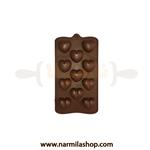 قالب شکلات قلب تپل کد 55