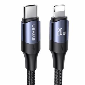 کابل فست شارژ Type-C به Lightning با طول 2 متر برند یوسمز مدل USAMS US-SJ522 U71 PD Fast Charging 2m