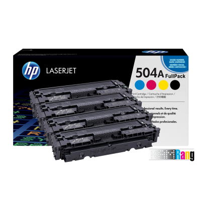 HP 504A 4 Color Laserjet cartridge Pack