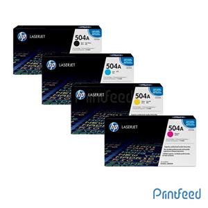 HP 504A Laserjet Color Cartridge کیت کارتریج  اچ پی 504A