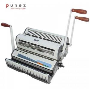 WireMac-3:1+Combo binding Machine دستگاه صحافی -سیمی کن - پلاستیک زن و فنر فلزی دوبل WireMac-3:1+Combo