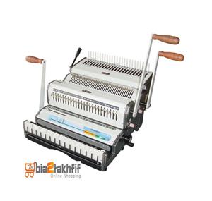 WireMac 3 1 Combo binding Machine دستگاه صحافی سیمی کن پلاستیک زن و فنر فلزی دوبل 