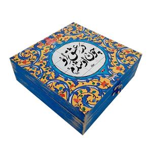 جعبه هدیه مدل سنتی طرح کاشی کد WB80