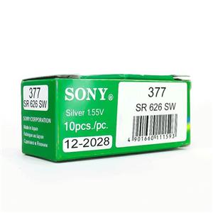 باتری ساعت سونی مدل SR626SW کد 377 بسته 8 عددی
