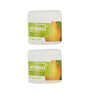 کرم مرطوب کننده آوند مدل Lemon حجم 200 میلی لیتر بسته 2 عددی