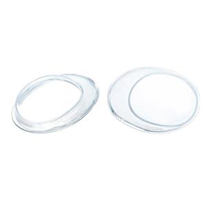 شیشه چراغ مه شکن جلو خودرو قطعه سازان کبیر مدل MEH-206-165 مناسب برای پژو 206 بسته 2 عددی