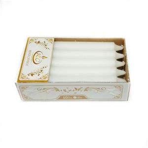 شمع  مدل قلمی کلاسیک کد c10 بسته 10 عددی