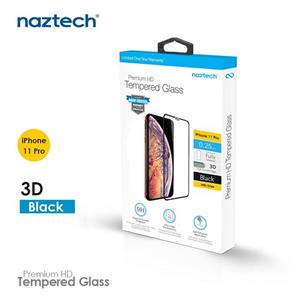 محافظ صفحه نمایش دور ژله‌ای 3D نزتک مناسب برای ایفون 11 Pro naztech pro 