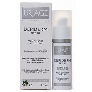 کرم ضد لک و ضد آفتاب دپیدرم +SPF50  اوریاژ حجم 30 میل Uriage Depiderm SPF50+ Anti-Brown Spot Daytime Care