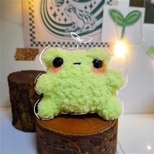 عروسک بافتنی مدل قورباغه